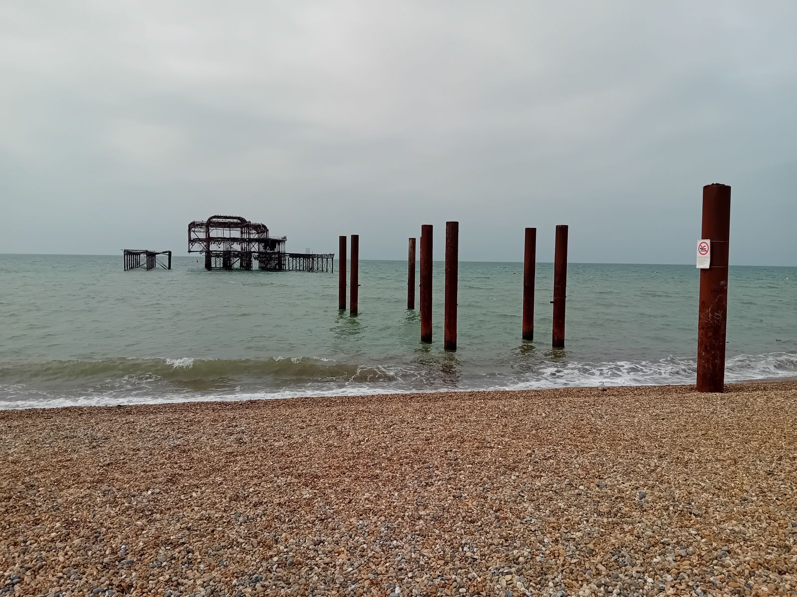 remains of the West pier Brighton