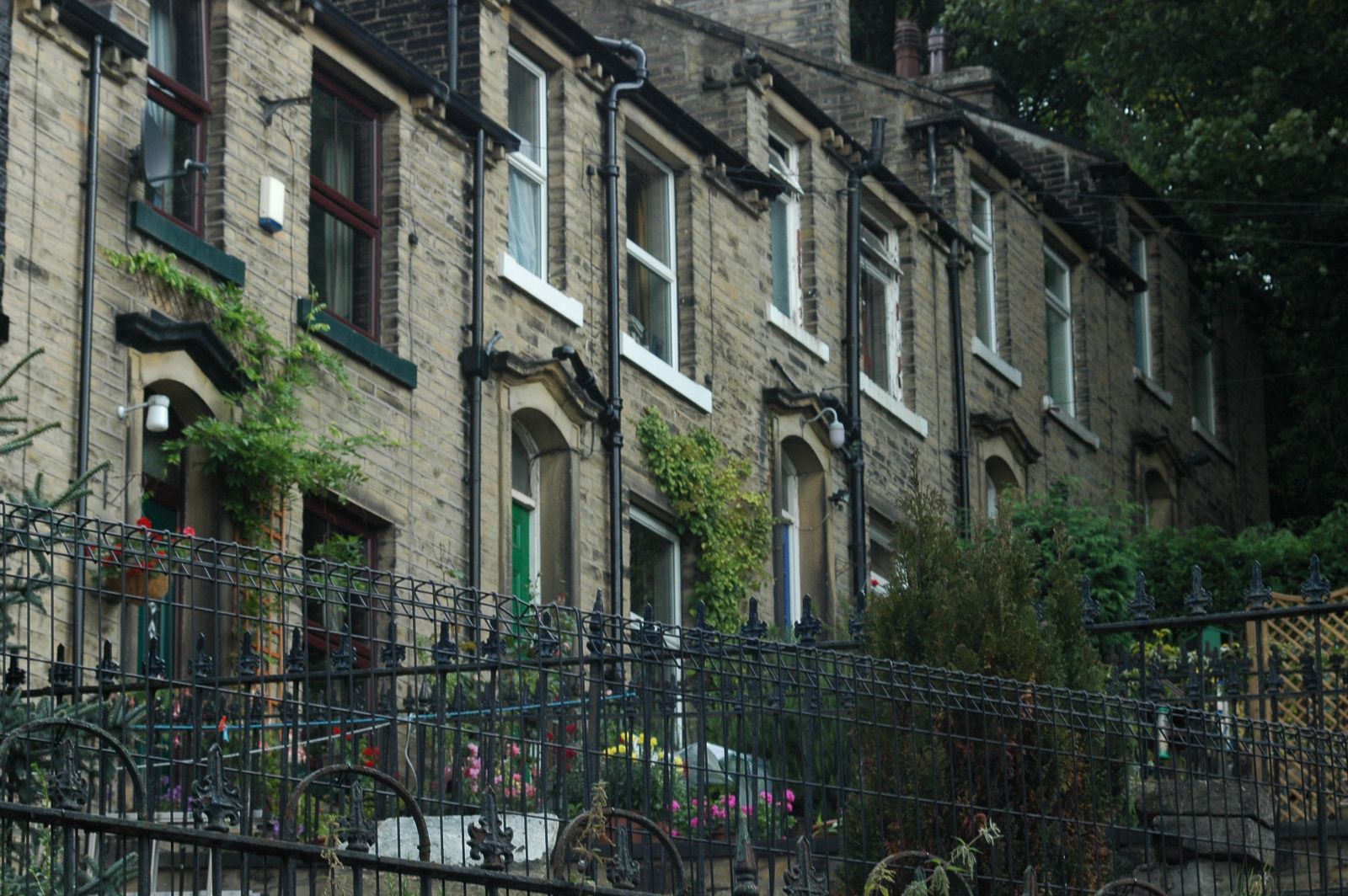 terraced houses