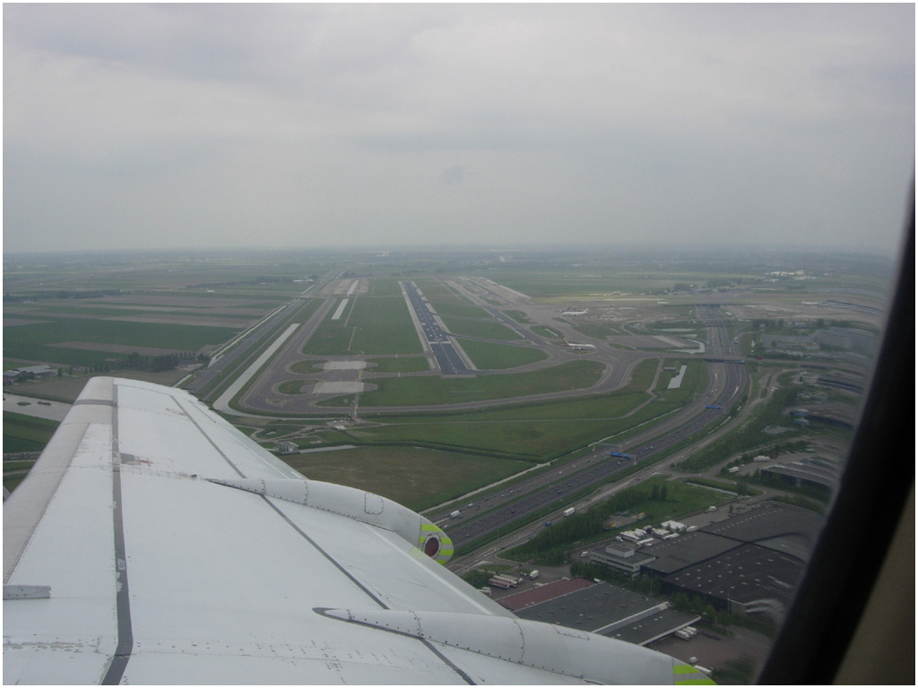 landing at Schiphol
